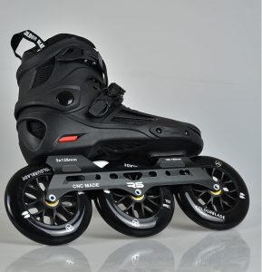 Colour Blade R5 Urban Freeride Inline Skates | 3x125mm CNC Aluminum Frame Skates for City Riding